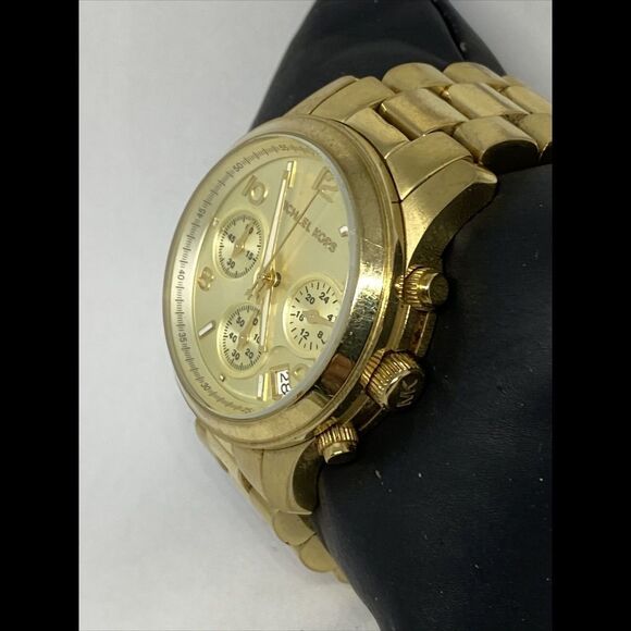 Michael Kors Runway MK5055 Unisex Stainless Steel Analog Dial Quartz Watch UC862 - Picture 4 of 12